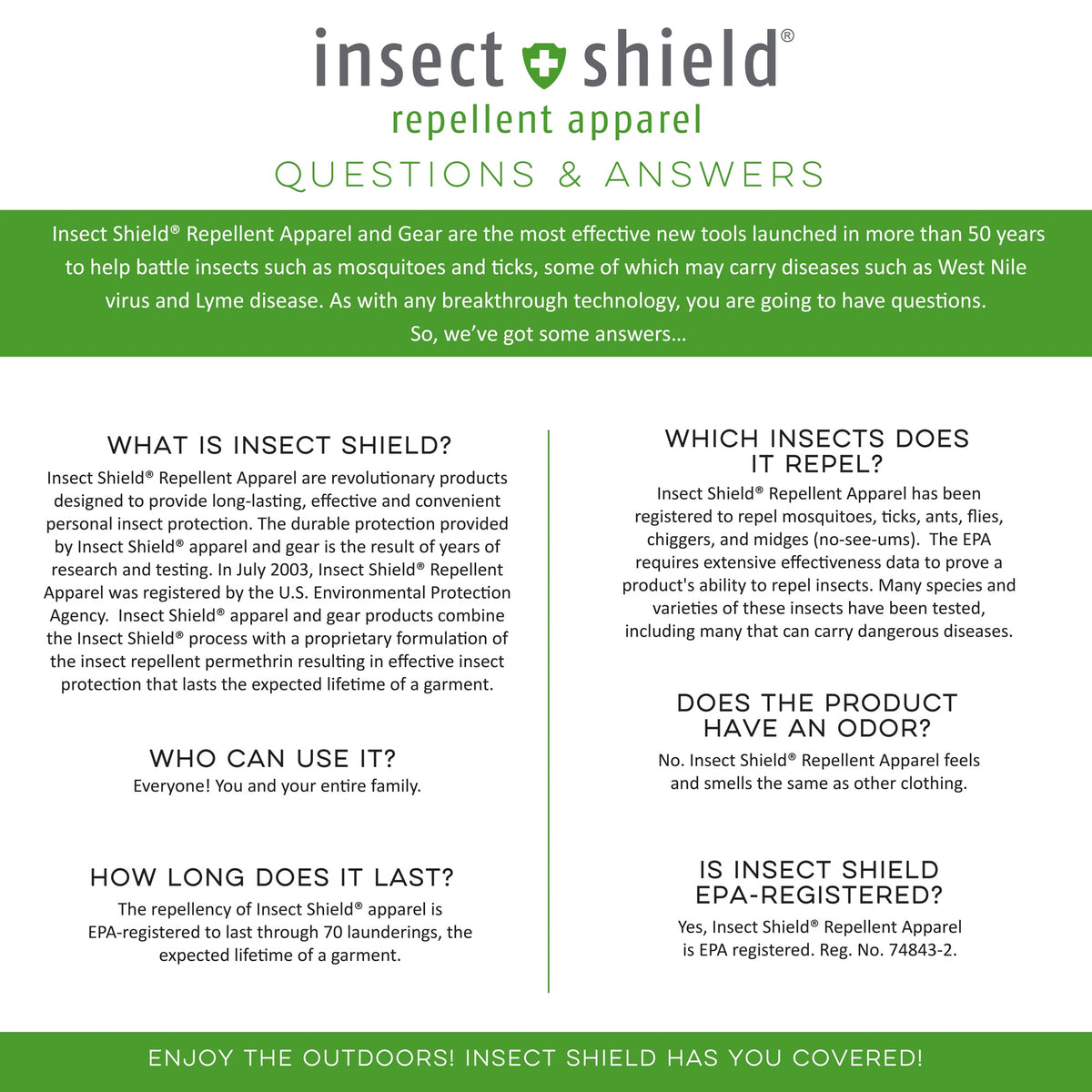 Classic Insect Shield Scarf - Light Yellow