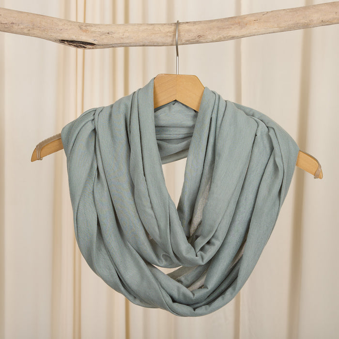 Jersey Knit Infinity - Gray