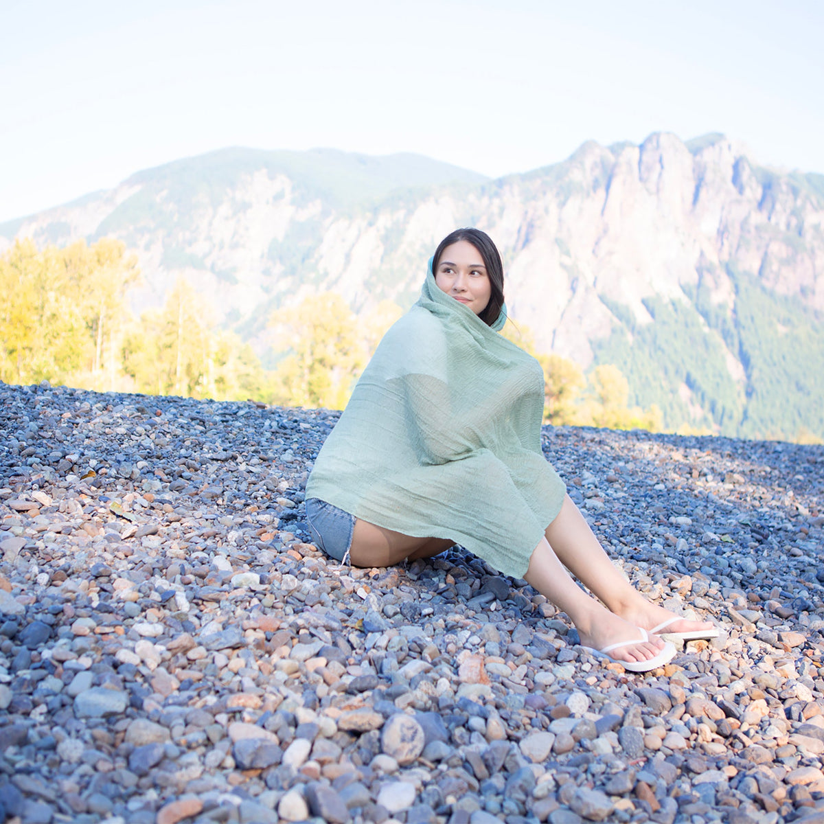 Insect Shield Scarf - Sage