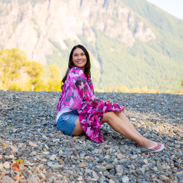 Insect Shield Scarf - Pink Camo