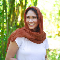 Classic Insect Shield Scarf - Terracotta