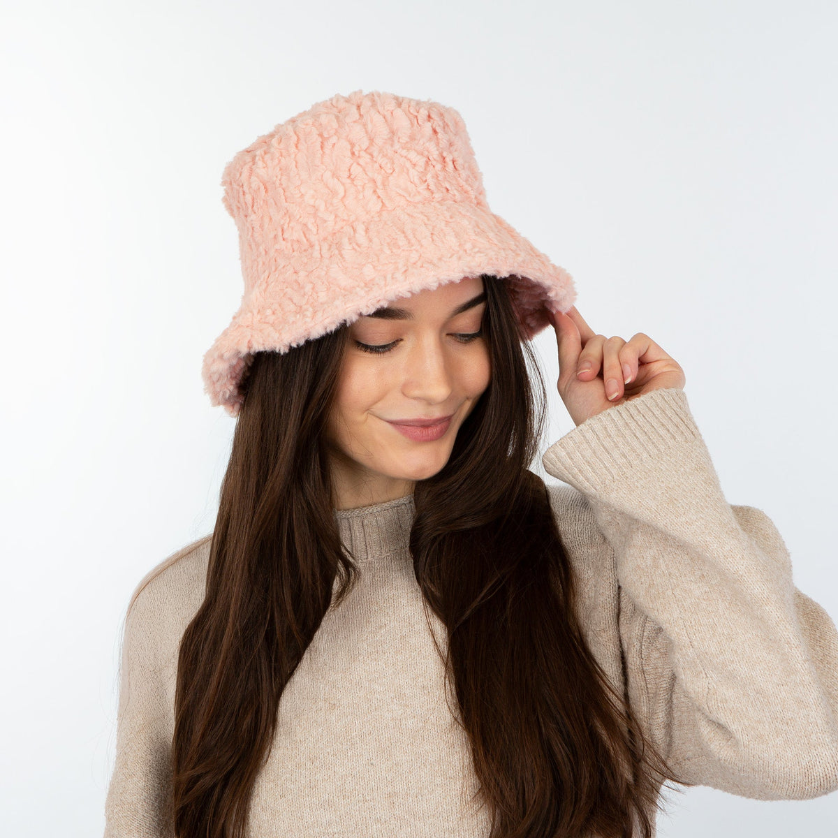 Winter Bucket Hat - Pink