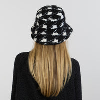 Teddy Bucket Hat - Houndstooth