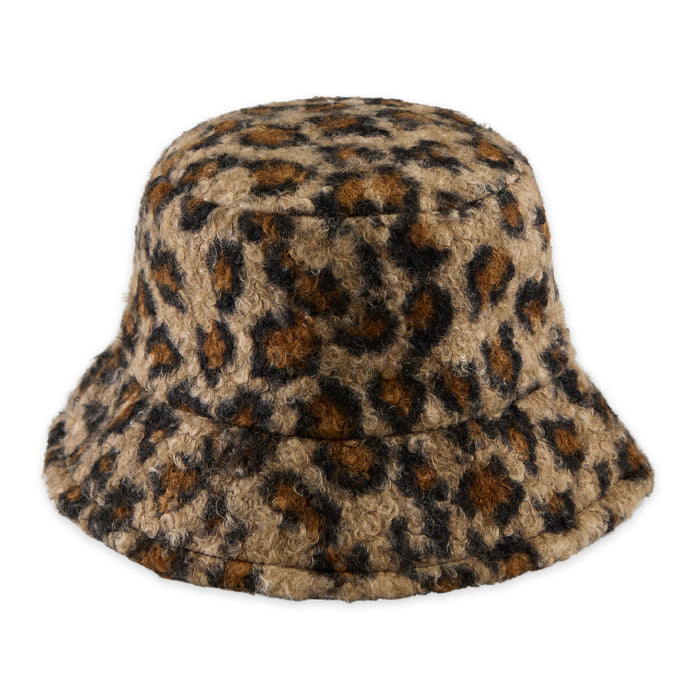 Teddy Bucket Hat - Leopard