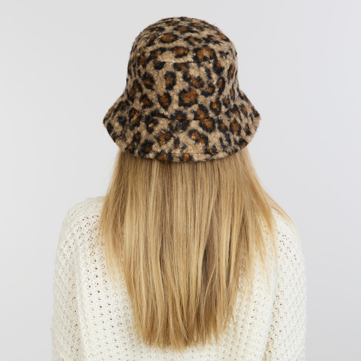 Teddy Bucket Hat - Leopard