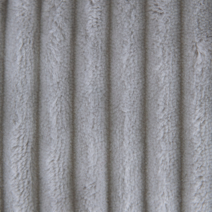 Corduroy Cosmetic Bag - Gray