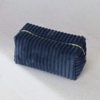 Corduroy Cosmetic Bag - Navy