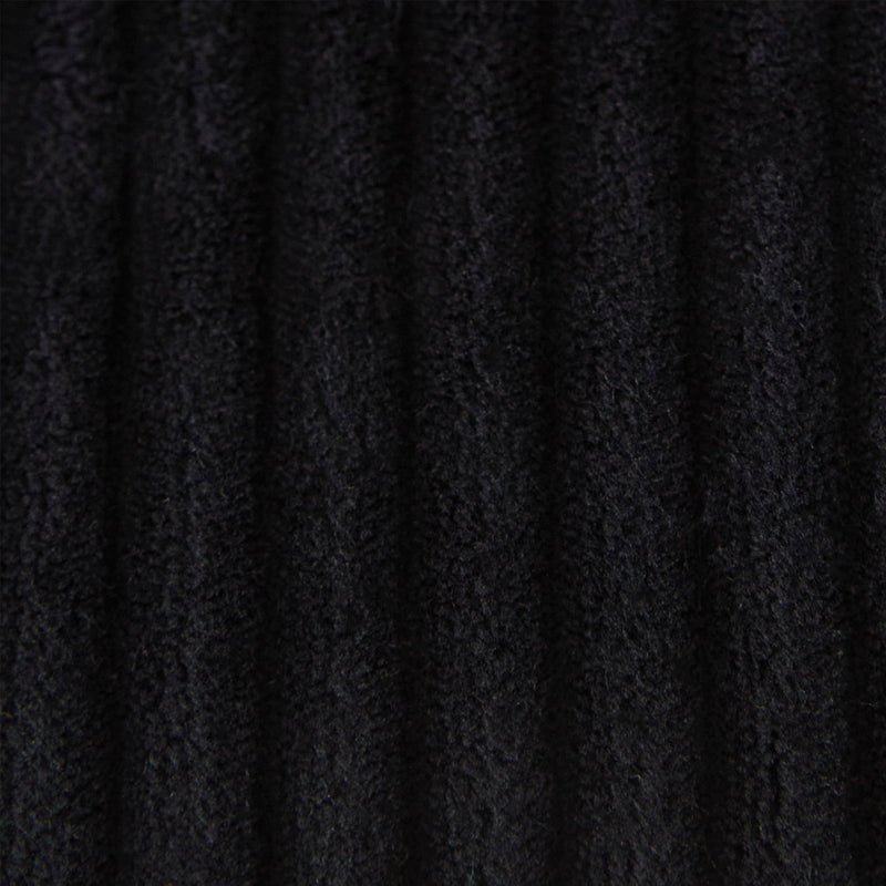 Corduroy Cosmetic Bag - Black
