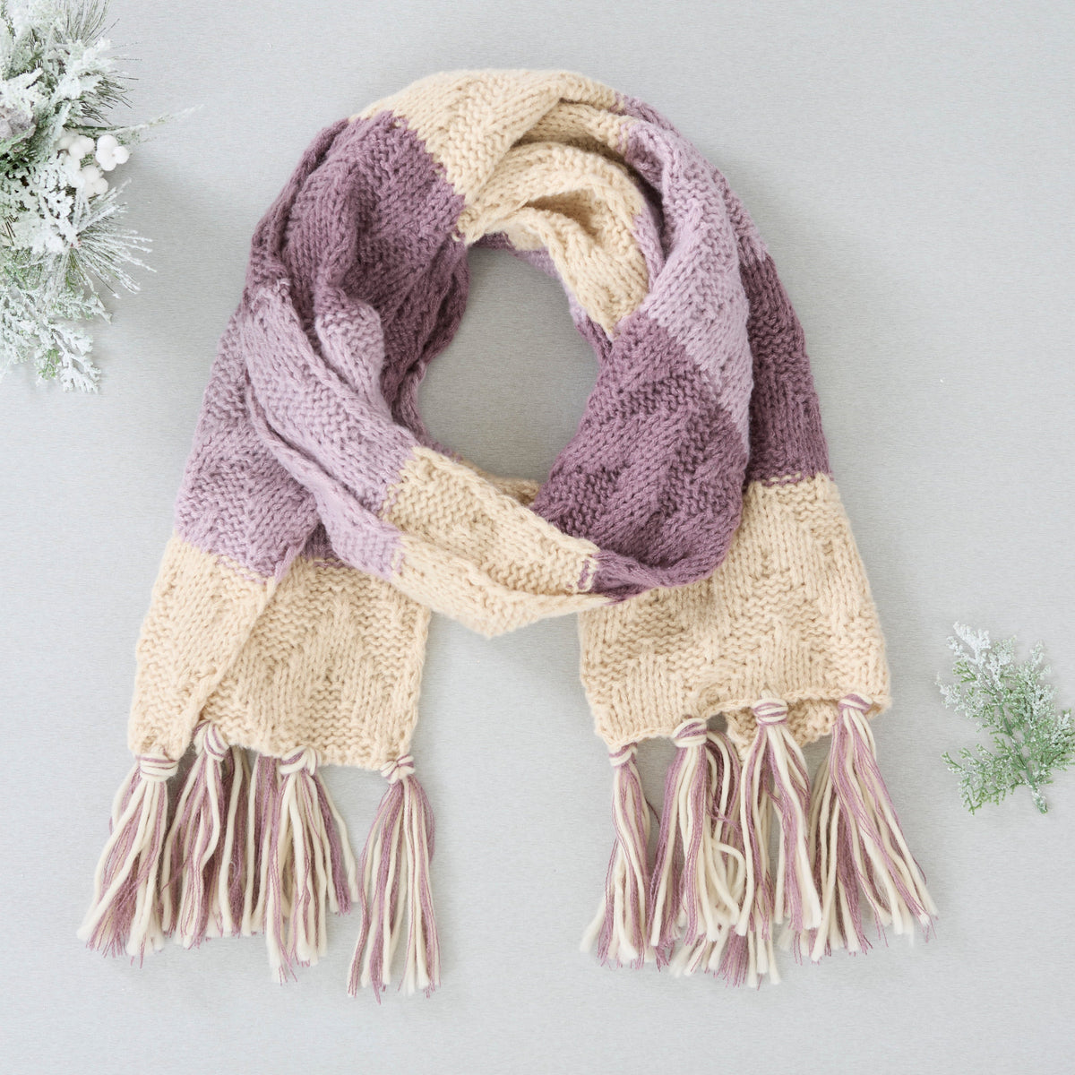 Crystal Scarf - Purple