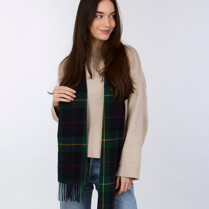 Winter Plaid Scarf - Green