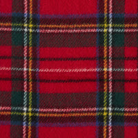 Winter Plaid Scarf - Red
