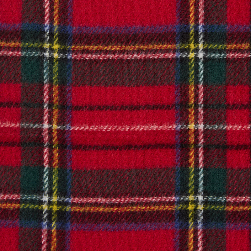 Winter Plaid Scarf - Red