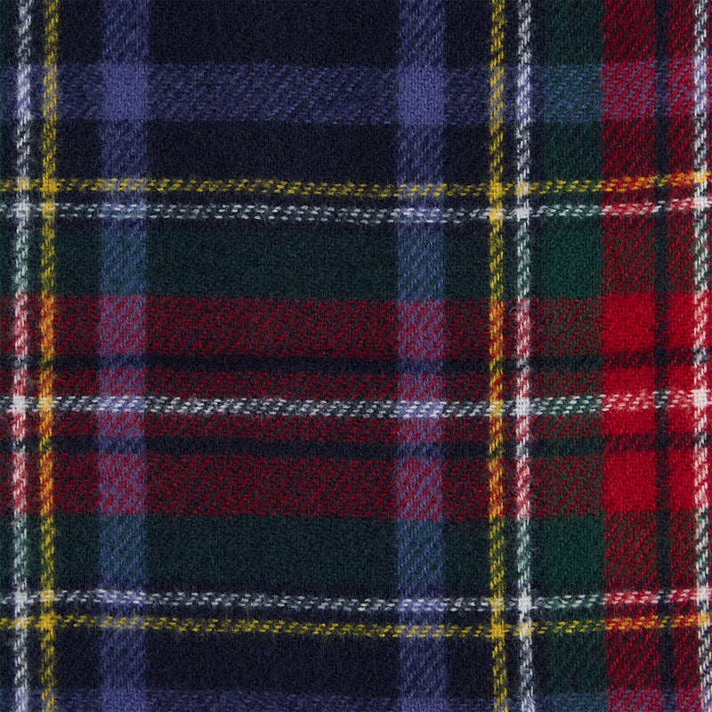 Winter Plaid Scarf - Blue