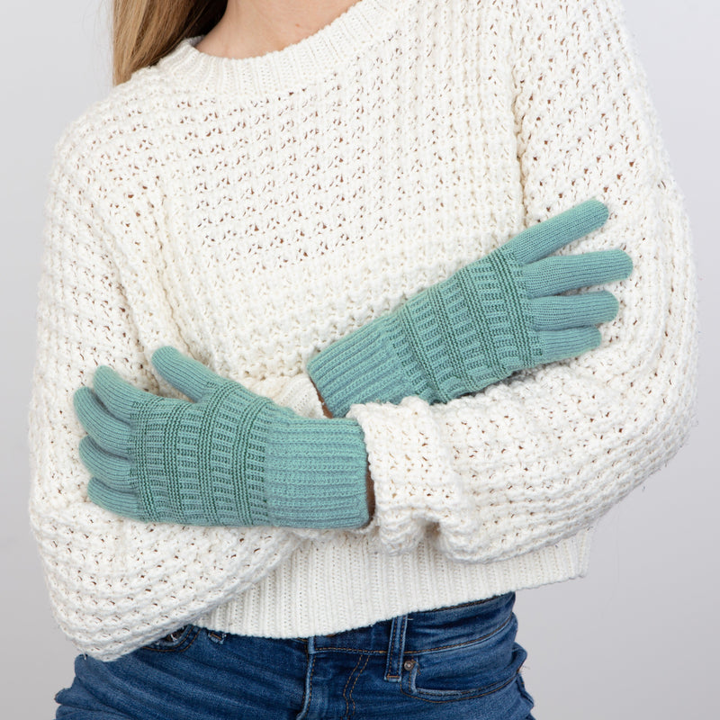 Emery Gloves - Light Teal