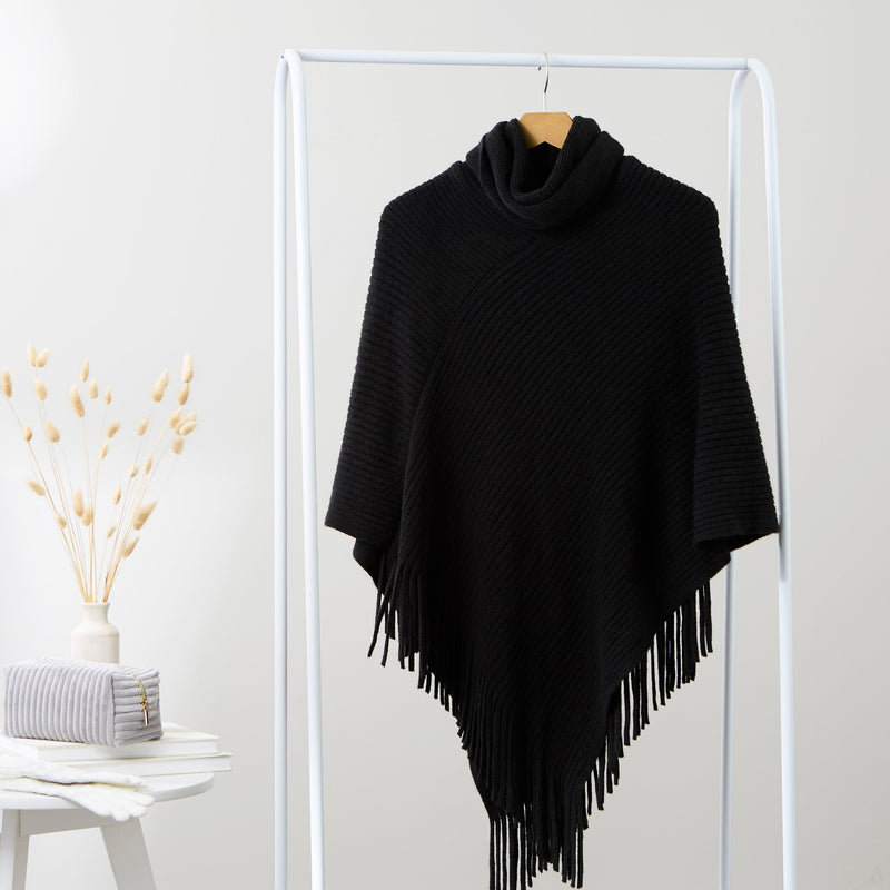 Margo Poncho - Black
