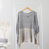 Amber Poncho - Black