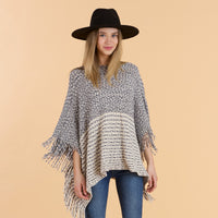 Amber Poncho - Black