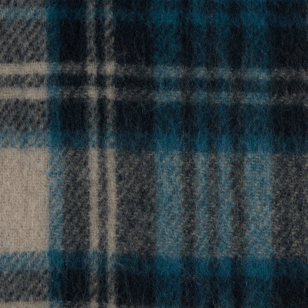 Autumn Plaid Scarf - Blue