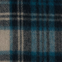 Autumn Plaid Scarf - Blue