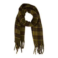 Autumn Plaid Scarf - Green