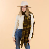 Autumn Plaid Scarf - Green