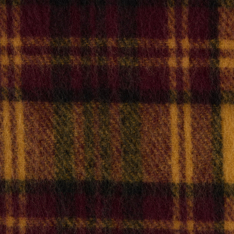 Autumn Plaid Scarf - Maroon