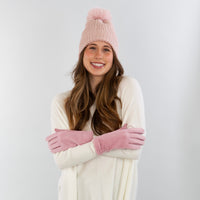 Noelle Gloves - Pink