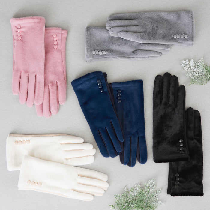 Noelle Gloves - Gray